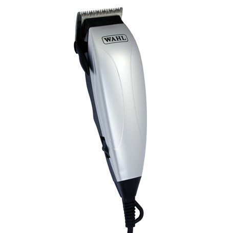 Wahl Adjustable Mains Hair Clipper Kit Silver and Black