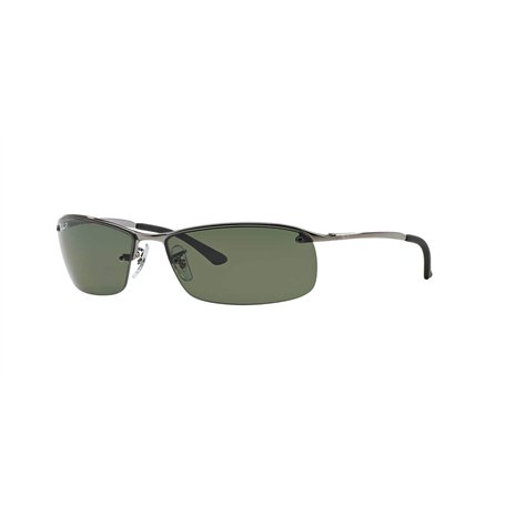 Ray-Ban - Lunette de soleil RB3183P Top Bar Rectangulaire - Argenté (004/9A) - 63 mm