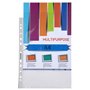 Exacompta - Réf. 5750E - Sachet de 100 pochettes perforées en Polypropylène lisse - Epaisseur 7