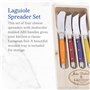Laguiole Jean Dubost 97455 Mini Coffret 4 Tartineurs ABS Fruités Mixés