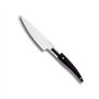 Laguiole Expression - Couteau de Cuisine Éminceur Forgé - Lame en acier inox haute qualité 13 cm - Manche ergonomique POM noir -
