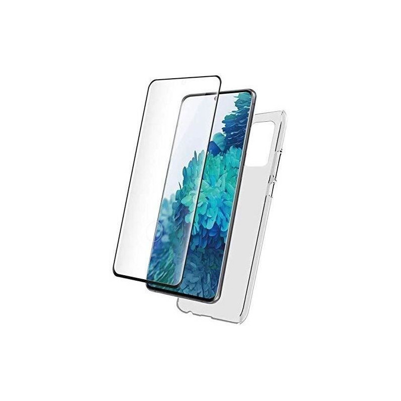 Image secondaire du Pack Coque Silitrans + Verre trempé 2.5D S21 Plus