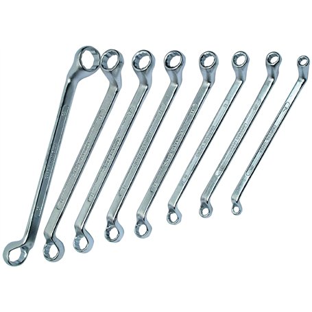 Brüder Mannesmann 140-08DIN Set de clés polygonales 8 pièces 6-22 mm (Import Allemagne)