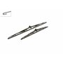 Bosch Balais d'Essuie–Glace Plats Conventionnel Twin 651, Longueur: 650mm/450mm – 1 Paire de Balais avant