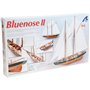 Artesanía Latina - Maquette de Bateau en Bois - Bateau de Pêche et de Régate, Goélette Canadienne Bluenose II - Modèle 22453, Éc