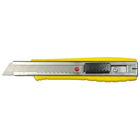 Stanley 0-10-421 Cutter Gamme FatMax Largeur De Lame 18 Mm - Acier Inoxydable/Jaune - Longueur 155Mm