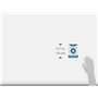 Exacompta - Réf. 10809SE - Paquet de 100 fiches bristol lignées non perforées - sous film - compatibles avec imprimante jet d'en