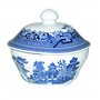 Churchill Fine China sucrier couvert faïence 5.5" Blue Willow