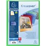 EXACOMPTA Lot de 12 Protèges document personnalisable PP Kreacover 80 vues Coloris Aléatoire