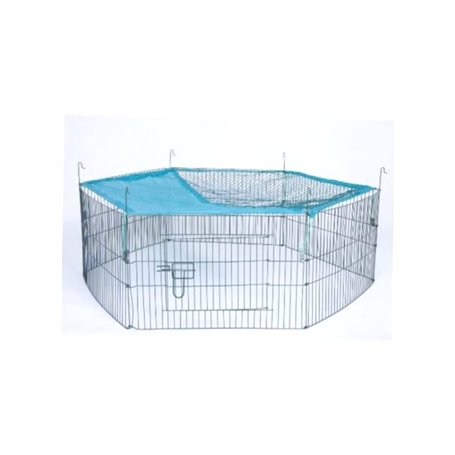 Trixie Natura Enclos d'extérieur 6 éléments pour Jeunes Animaux avec Filet