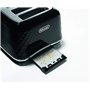 DeLonghi Pf Brillante 4 tranches pain noir de jais