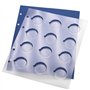 SAFE 7848 Feuille TOPset pour 10 DM / 10 € / 20 € commémoratives – avec intercalaire Bleu – pour système à Insertion sans Capsul