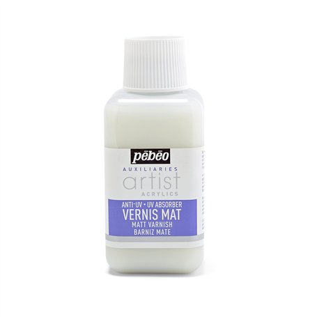 Pébéo Peinture Vernis Acrylique Phase Aqueuse 1 Flacon de 250 ml Mat