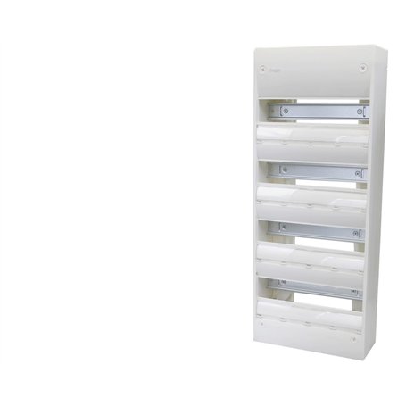 coffret hager gamma 4 x 13 modules à poser en saillie