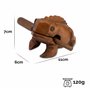 LOGOPLAY Grenouille Sonore Taille 4 - Grenouille Sonore - Animal Sonore - Grenouille Musicale - Instrument de Musique/Percussion