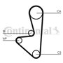 Continental Contitech CT718 Courroie crantée