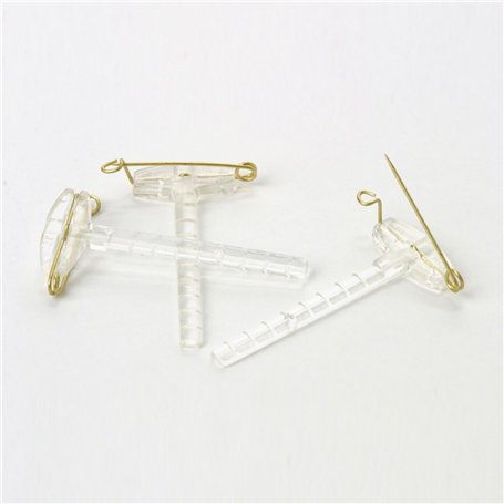 Floristrywarehouse Lot de 50 Clips pour Corsage Transparent 4