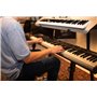 QUIK LOK - WS/421, Support multifonction, adapté aux claviers, pianos numériques et mixeurs, hauteur et largeur entièrement régl