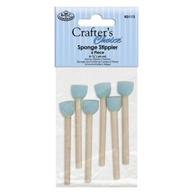 Crafters Choix Lot de 6 éponge Artisanat outils éponge Stippler Lot