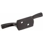 Bulk Hardware BH00403 Paquet de 2 - Taquets d'amarrage poli 100 mm Noir