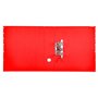 Classeur à levier leiderpapel a4 filing system doublé sans ruban 80mm rouge avec boîte et compresseur métallique