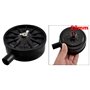 sourcingmap Filtre à Air Compresseur Filtration tranquille 20mm Filetage Mâle Noir