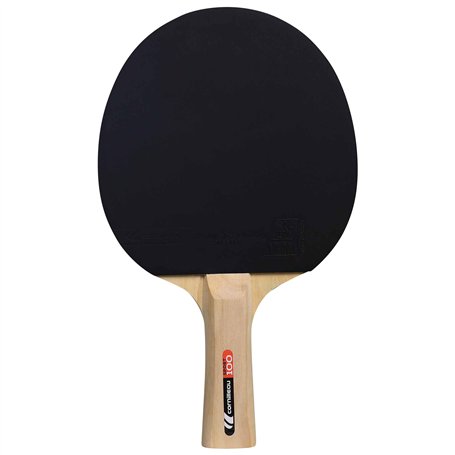 Cornilleau - Sport 100 - Raquette de ping Pong d'intérieur pour débutants - revêtement ITTF 1 étoile