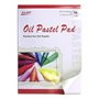 Lot de 18 feuilles de papier à dessin A4 Pastels à l'huile Grammage 230 g/m²