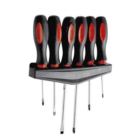 Cogex 16164 Tournevis manche bi-matière + Support mural