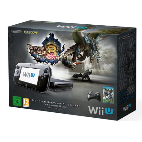 Console Nintendo Wii U 32 Go noire - 'Monster Hunter 3 - Ultimate' premium pack