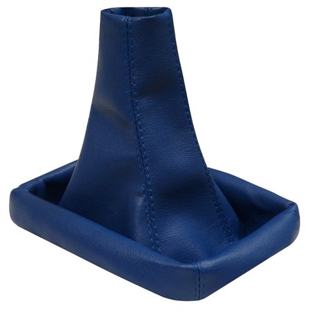 AERZETIX - Soufflet de Levier Vitesse en Simili Cuir Bleu