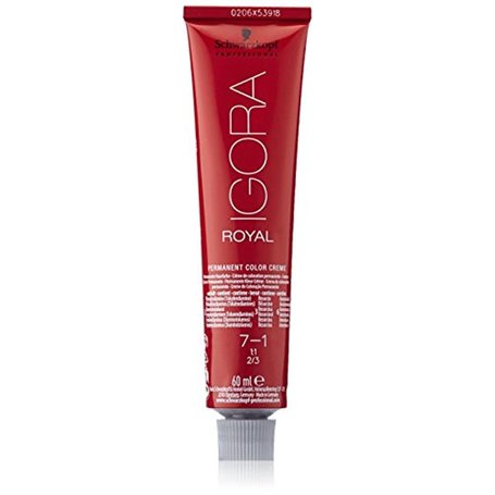 Igora Royal 7-1 Blond Moyen Cendré 60 ML