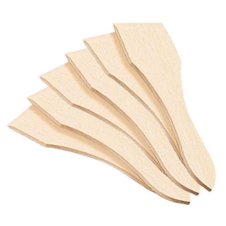 Kesper 69966 Spatules à Raclette Bois Nature 13 x 3