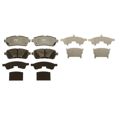 TRW GDB3437 Kit De Plaquettes De Frein Frein à Disque COTEC pour Ford Fiesta VI (CB1