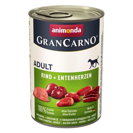Animonda Nourriture pour Chient Gran Carno - Bœuf + canard - 6 x 400 g