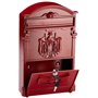 Blinky 27290-10 Residencia Boite aux lettres Rouge 26 x 9 x 41 cm