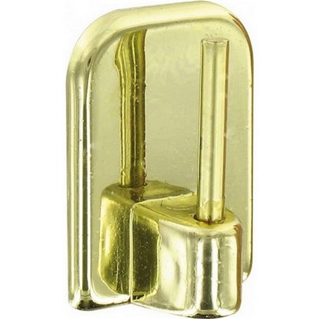 Crochets adhésifs couleur Laiton doré pour tringles à rideaux extensibles