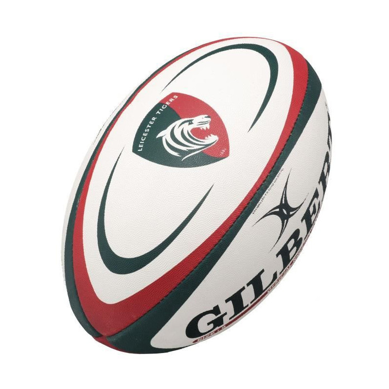 Ballon de Rugby Gilbert LEICESTER Tiger Multicouleur