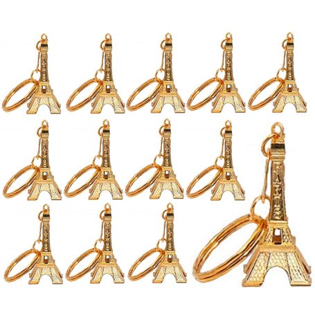 Autre Lot de 50 Porte Clés Tour Eiffel Doré