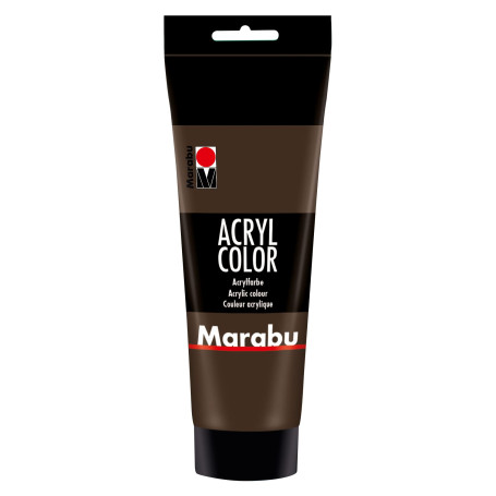 Marabu 12010025045 – Acryl Color brun foncé 225 ml