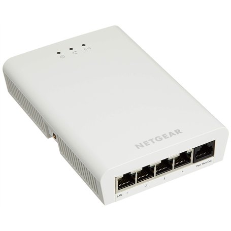 Netgear WN370-10000S Point d'accès Wi-FI 4 Ports Blanc