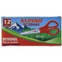 Alpino PT0001 Boîte de 12 Ciseaux scolaires Couleurs Assorties