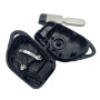 Jongo® Coque Clé Compatible avec Peugeot 406 Phase 2 (1999-2005) - Boîtier Plip Télécommande 1 Bouton + Lame Vierge - Remplaceme