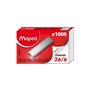 MAPED Lot de 3 Boites de 1000 agrafes 26/6
