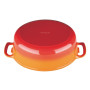 Vogue GH311 Cocotte ovale en fonte Orange 110 x 243 x 295 mm 5 l