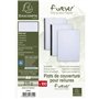 Exacompta - Réf. 2784C - Paquet de 100 plats en carte rigide recyclée grain cuir 270g/m2 pour couvertures Forever - format à cla