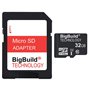 eMemoryCards 32 Go Ultra Fast Class 10 30 Mo / Sec Micro SD Carte mémoire SDHC Pour GoPro Hero 3 / Hero 3+ caméra