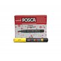 Uni-Ball Posca Marqueur Pointe Extra Fine - Jaune (Lot de 12)