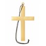 DEGUISE TOI - Collier Croix de Moine Or - 1 Collier - Taille Unique - Marron - Accessoires pour déguisement - Plastique - Laver 