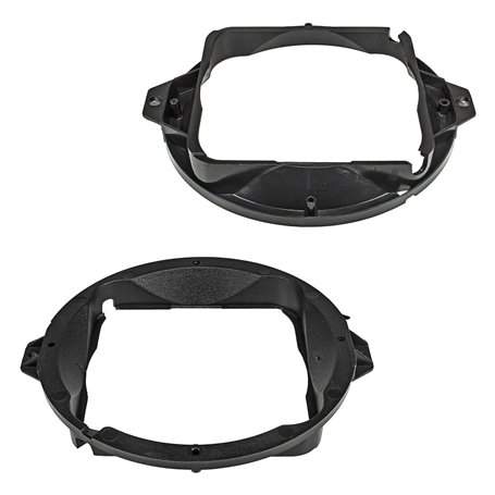 tomzz Audio 2803-010 Anneaux de Haut-parleurs Adaptateurs Supports compatibles avec Audi A4 A3 TT Plaque arrière pour Haut-parle